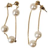 Sale Sara Pearl Drop ER Gold [2]