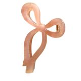 Bow Claw Clip Pink 