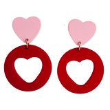 Sale Lexi Cutout Hearts ER Pink & Red [2