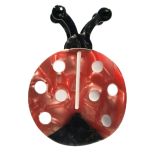 Ladybug Claw Clip Red 