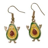 Avocado Earrings Green 