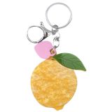 Iris Lemon Keyring Yellow 