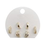 Petit Crystal Trio ER Gold 