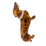 Sausage Dog Claw Clip Tortoiseshell 