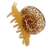 Snail Claw Clip Tortoiseshell 