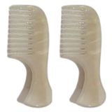 Tortoiseshell Mini Comb Hair Clip White 
