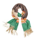 Kate Scarf Emerald & Mauve 