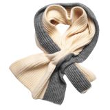 Sale Blaise Tied Scarf Beige  Grey 