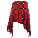 Sale Viccy Poncho Red 