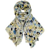 Olive Scarf Blue 