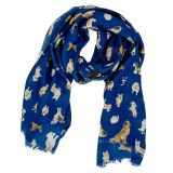 Dog Park Scarf Blue 