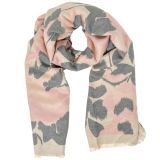 Elsie Scarf Grey & Blush 