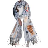 Sassy Cat Scarf Grey 