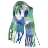 Quincey Scarf Blue & Green 