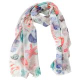 Reef Scarf Beige 180cm 