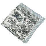 Exotica Square Scarf Grey 90cm 