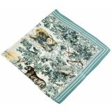 Exotica Square Scarf Green 90cm 