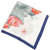 Lotus Square Scarf Cream 90cm 