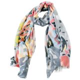 Florence Scarf Blue 180cm 