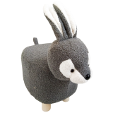 Bunny Boucle Kid Stool Grey 45x40cm 