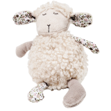 Sheep Rattle White 17cm 