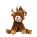 Highland Cow Toy Brown 23cm 