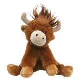 Highland Cow Toy Brown 28cm 