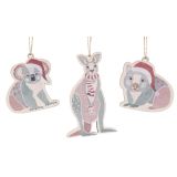 FB Christmas Aus Animals Cutouts Hanging