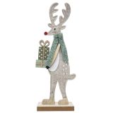 Reindeer with Presents Standing Decorati