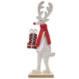 Reindeer with Presents Standing Decorati