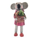 Sale Tartan Koala Standing Decoration Re