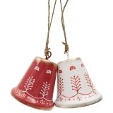 Hand painted Bell Hanging Decorations Re