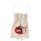 Sale Xmas Reindeer Bag Red 24cm 