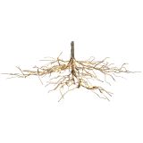 Glitter Hanging Branch Champagne 120cm 