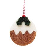 Christmas Pudding Hanging Decoration Bro