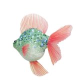 Fish Hanging Decoration Green & Pink 15c