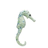 Seahorse Hanging Decoration Green 15cm 