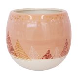 Sale Christmas Tree Horizon Planter Pink