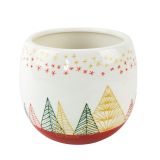 Sale Christmas Tree Horizon Planter Red 