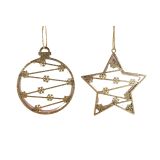 Sale Elegant Glitter Bauble & Star Cutou