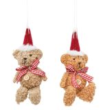 Christmas Teddy Hanging decorations Brow