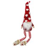 Spotty Tomte Sitting decoration Red & Wh