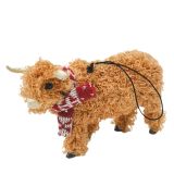 Highland Cow Hanging Decoration Brown 14