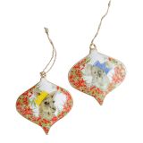 Popcorn Blue Koala & Kangaroo Metal Hang