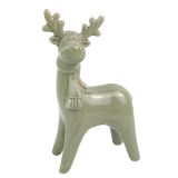 Sale Cute Reindeer Decoration Sage 16cm
