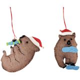 Renee Treml Wombats Hanging Decoration B