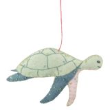 Turtle Fabric Hanging Decoration Green 1