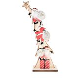 Santas Climbing the Tree Standing Decora