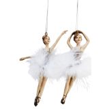 Dancing Ballerinas Hanging Decoration Wh