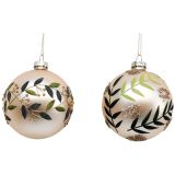 Pretty Leaf Baubles Hanging Decoration G